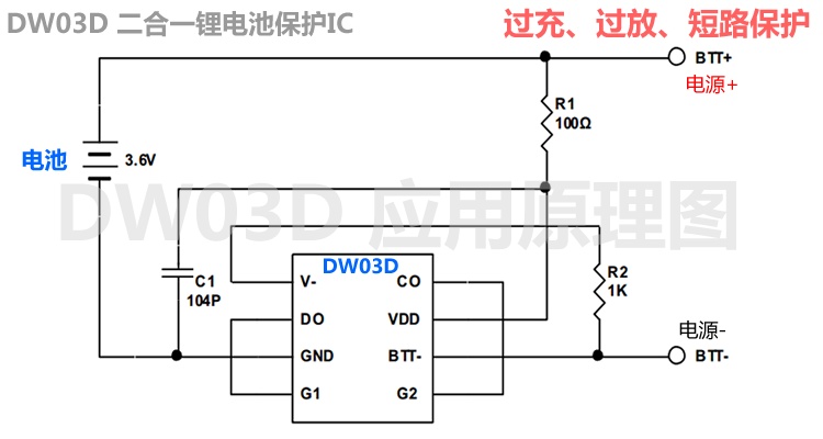 fm富满电池保护芯片dw03d采购_价格_数据手册 -立创商城