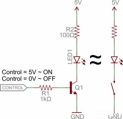 三极管的八大开关电路实例