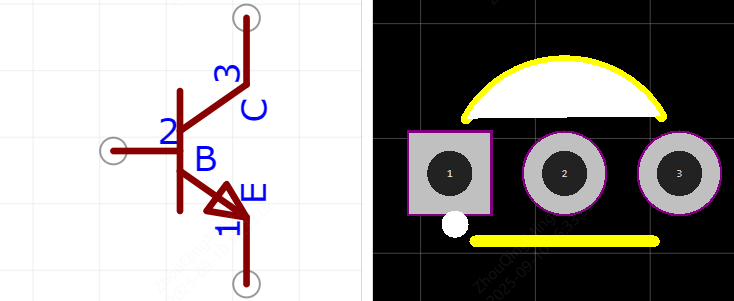 安森美SS8050CTA引脚图示例