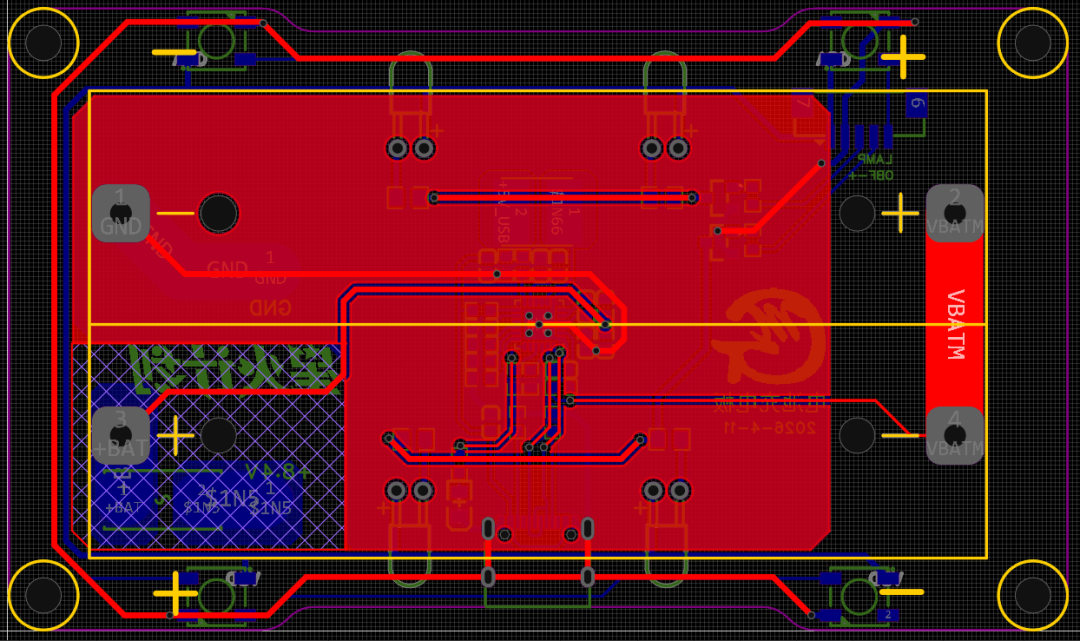平衡小车PCB图