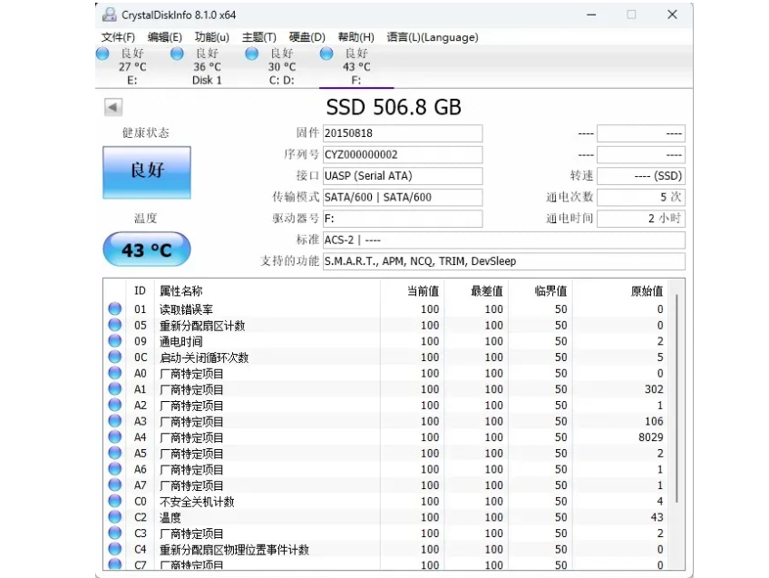 性能和参数