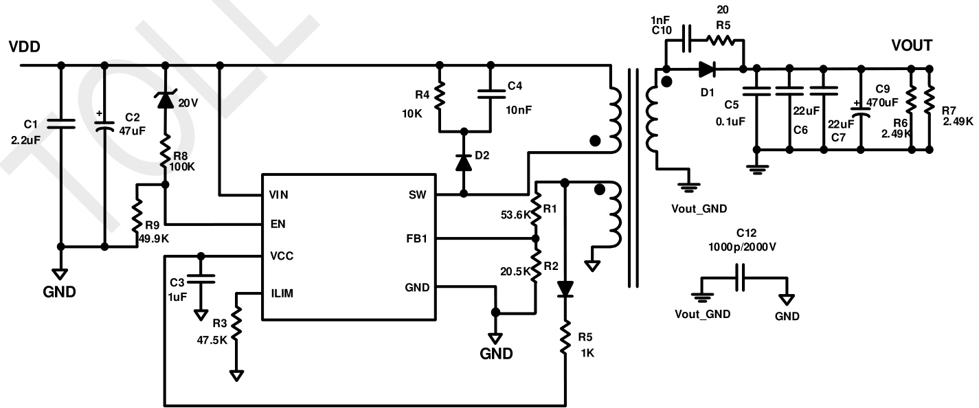 TMI(拓尔微)的TMI97153B系统框图