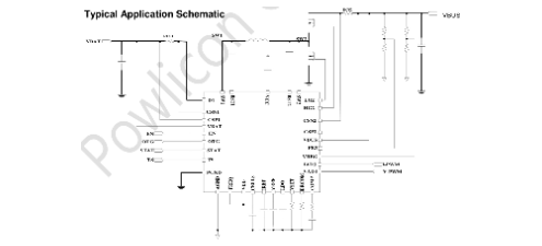 POWLICON(宝砾微)的PL9405系统框图