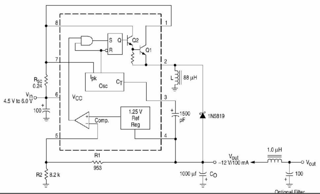 HXY MOSFET(华轩阳电子)的MC34063系统框图