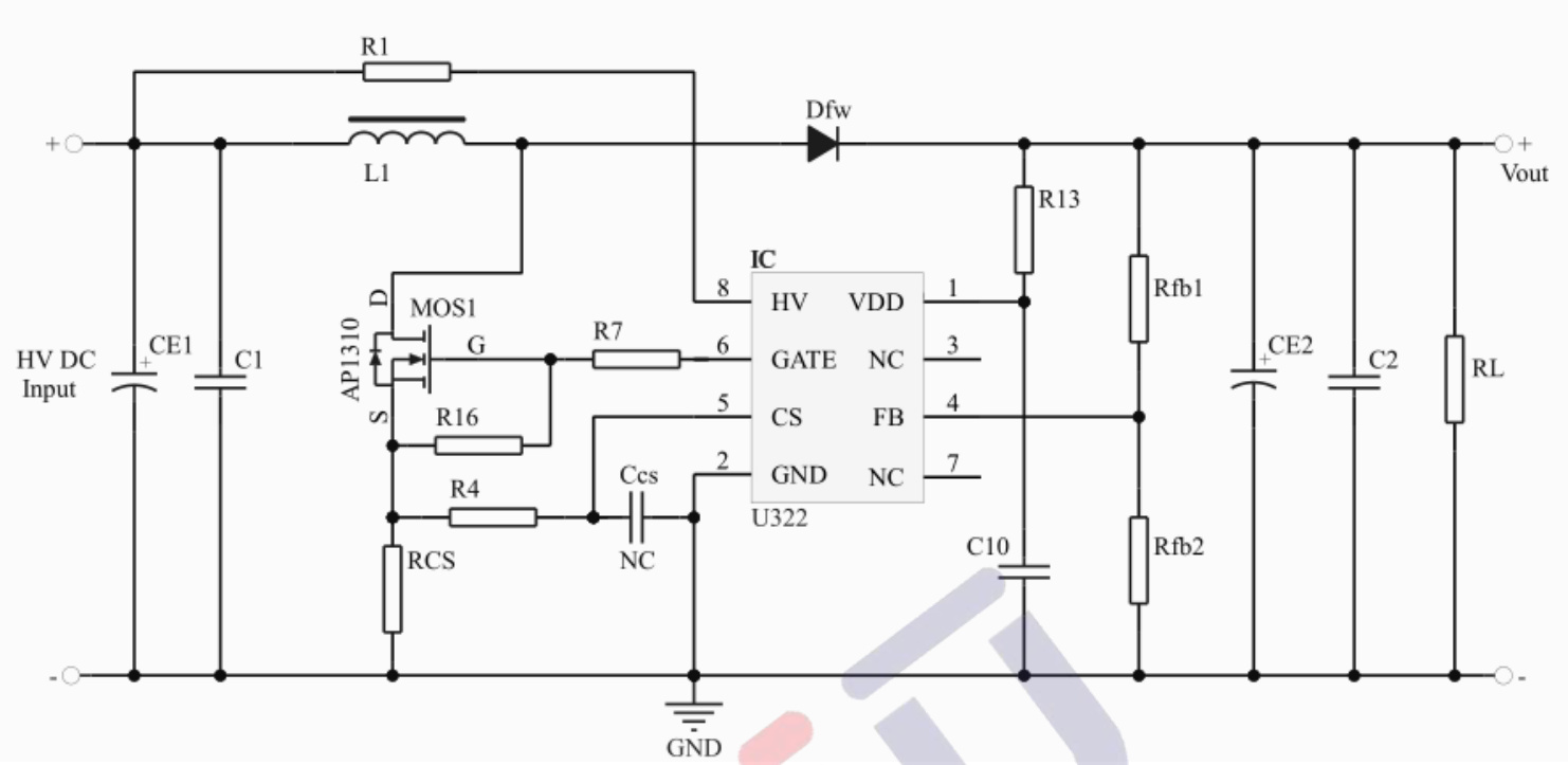 UNI-SEMIC(宇力半导体)的U322系统框图