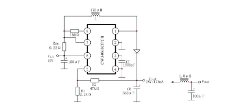 华润华晶的CW34063CB系统框图
