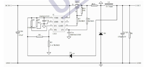 UNI-SEMIC(宇力半导体)的U323系统框图