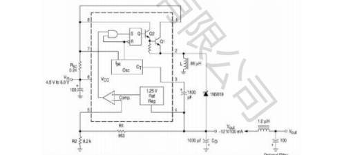 ZHHXDZ(海芯电子)的HX34063-S系统框图