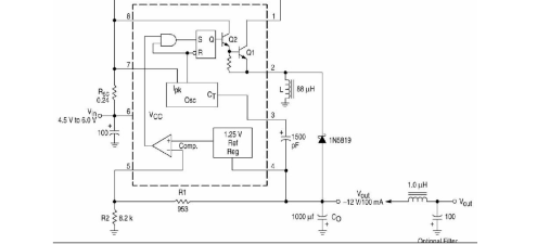 MSKSEMI(美森科)的MC33063ADR-MS系统框图