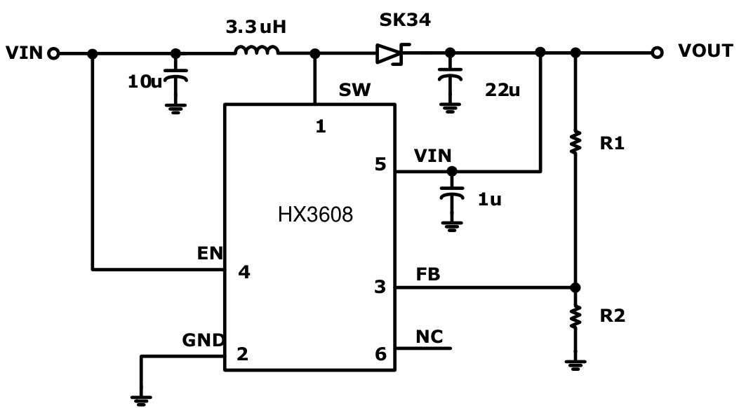 HX(恒佳兴)的HX3608系统框图