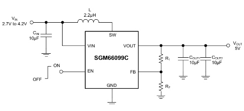 SGMICRO(圣邦微)的SGM66099H-ADJXG/TR系统框图