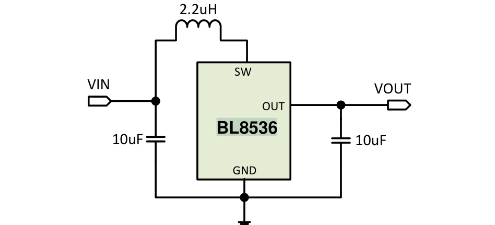 BL(上海贝岭)的BL8536CB3TR36系统框图