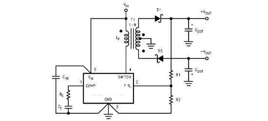 Slkor(萨科微)的LM2577S-ADJ系统框图