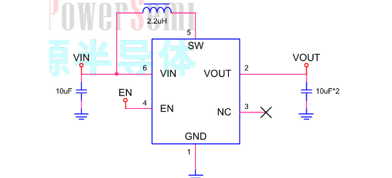 LOWPOWER(微源半导体)的LP6260SQVF系统框图