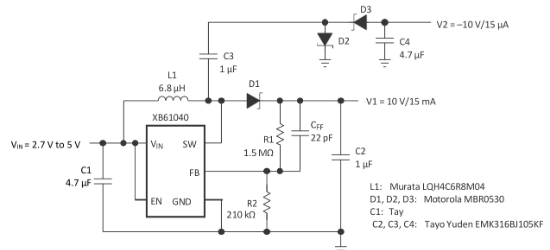 XINLUDA(信路达)的XB61040系统框图