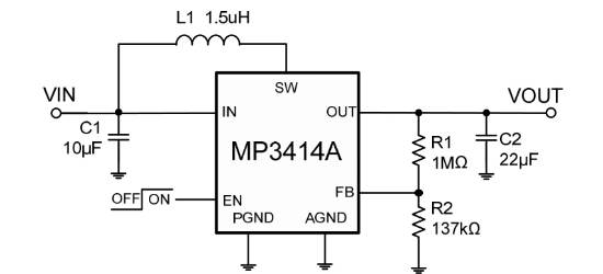 MPS(芯源)的MP3414AGJ-Z系统框图