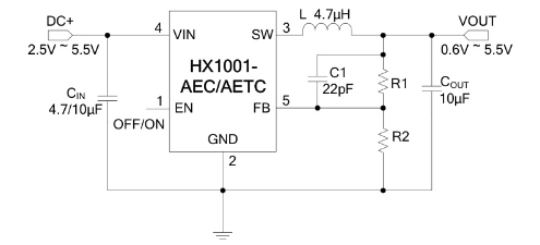 HEXIN(禾芯微)的HX1001-GEC系统框图