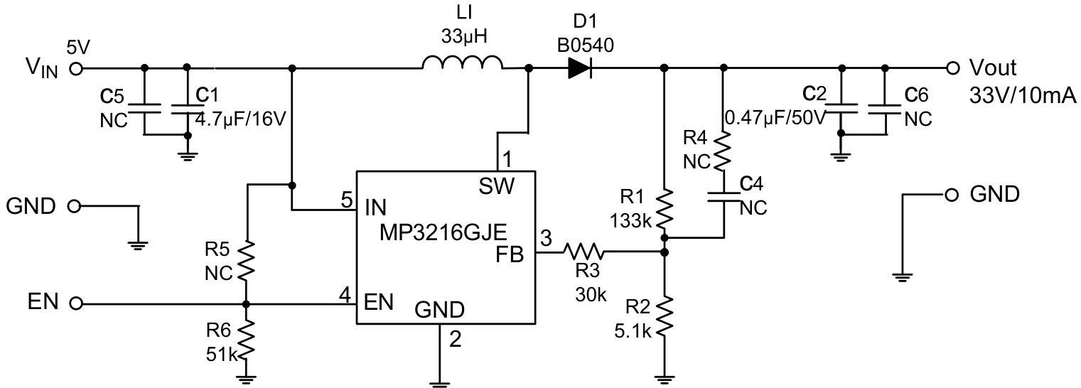 MPS(芯源)的MP3216DJ-LF-Z系统框图