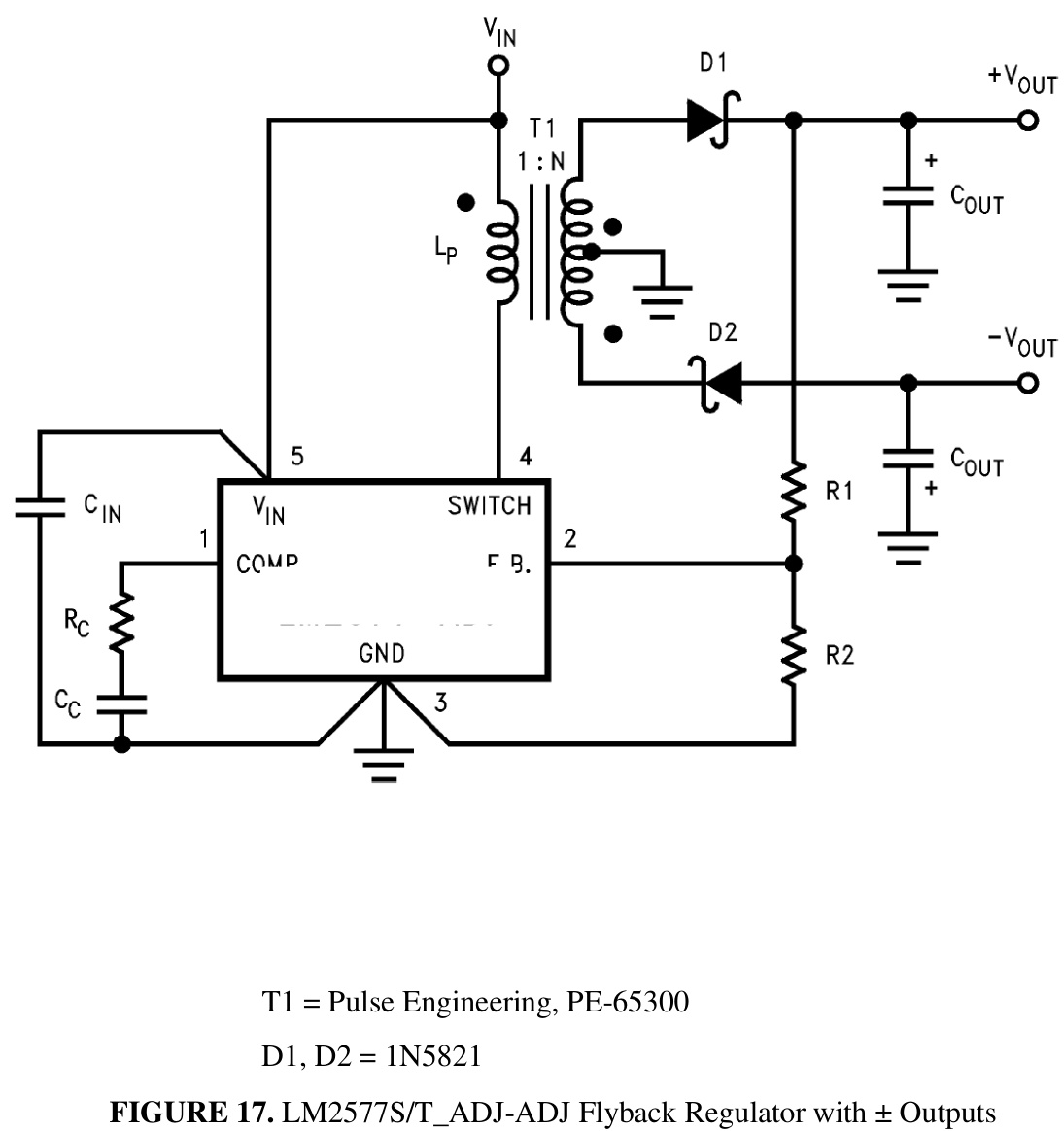 Slkor(萨科微)的LM2577S-ADJ系统框图