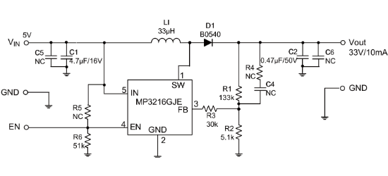 MPS(芯源)的MP3216DJ-LF-Z系统框图