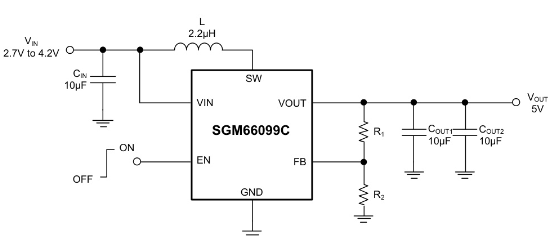 SGMICRO(圣邦微)的SGM66099C-ADJYG/TR系统框图