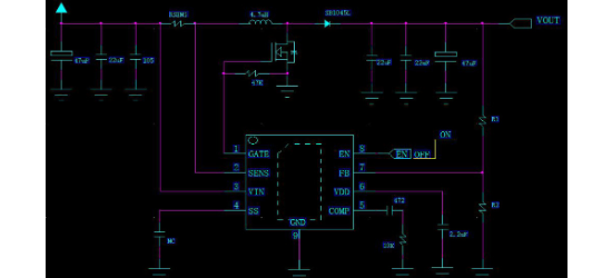 HTCSEMI(海天芯)的HT5429AREZ系统框图
