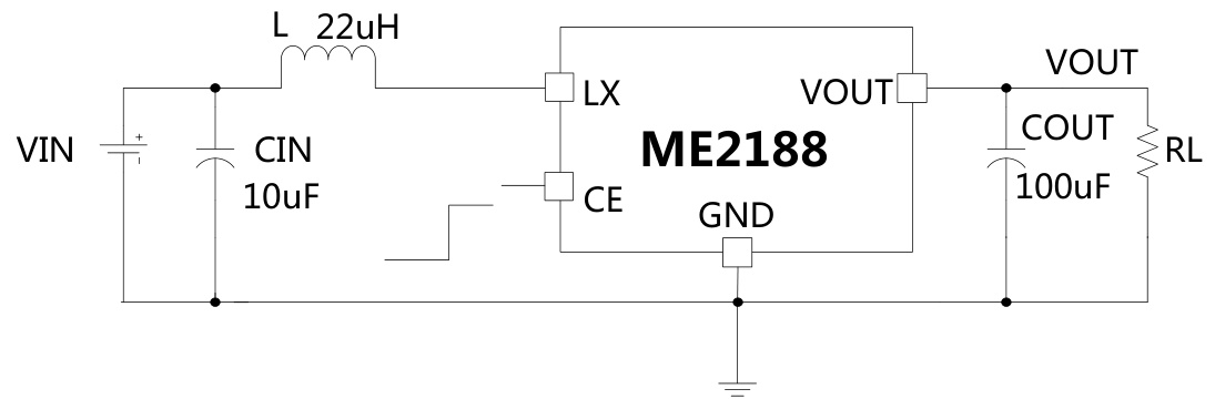 MICRONE(南京微盟)的ME2188C30M5G系统框图