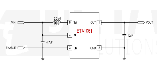 ETA(钰泰)的ETA1061V50S2G系统框图