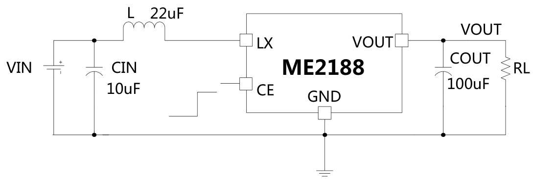 MICRONE(南京微盟)的ME2188A33XG系统框图