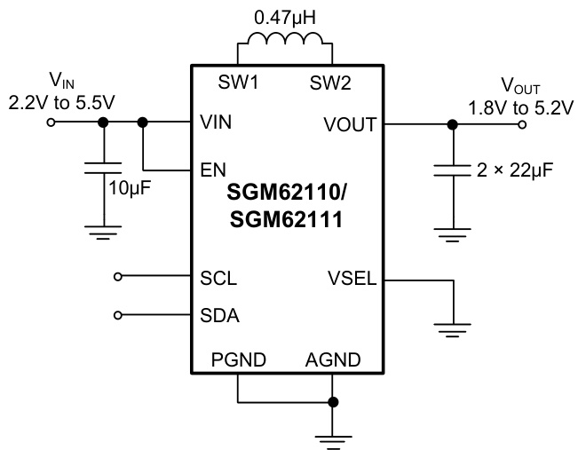 SGMICRO(圣邦微)的SGM62111YG/TR系统框图