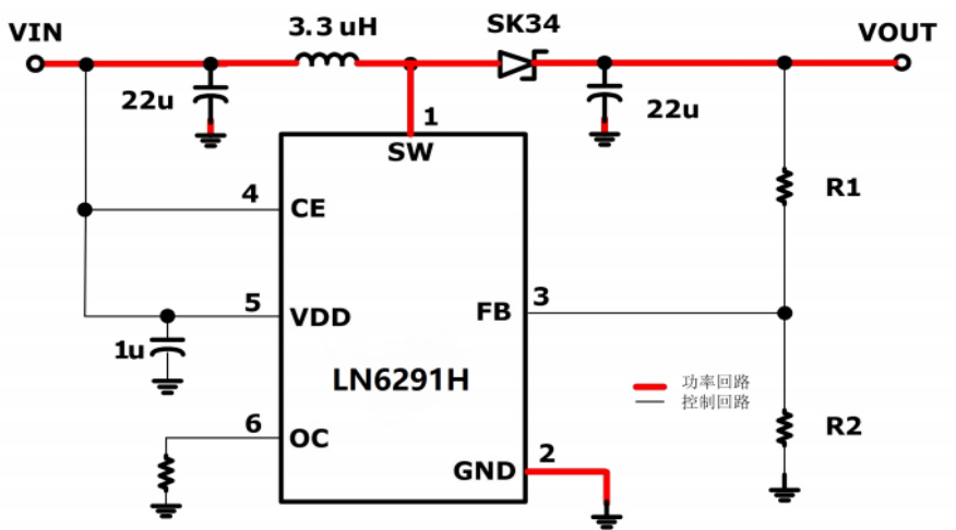 natlinear(南麟)的LN6291H系统框图