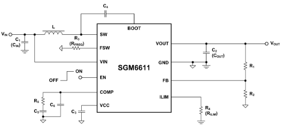 SGMICRO(圣邦微)的SGM6611BYTQV11G/TR系统框图