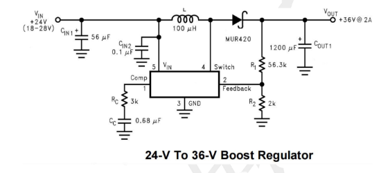TECH PUBLIC(台舟)的LM2587SX-ADJ-TP系统框图