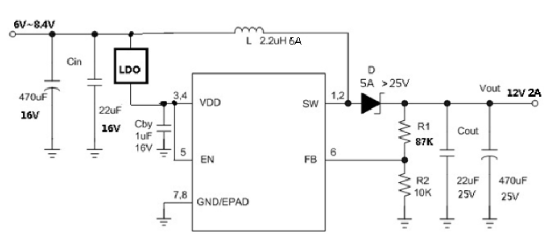 xysemi(赛芯微)的XR2682系统框图