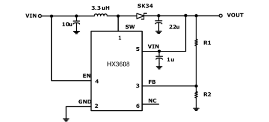 HX(恒佳兴)的HX3608系统框图