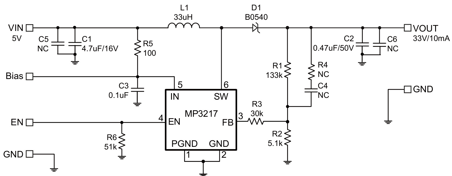 MPS(芯源)的MP3217DJ-LF-Z系统框图
