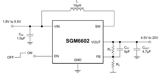 SGMICRO(圣邦微)的SGM6602-12YTDI6G/TR系统框图