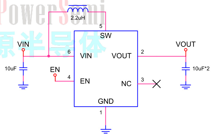LOWPOWER(微源半导体)的LP6260SQVF系统框图