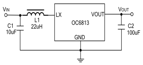OCX(欧创芯)的OC6813T33系统框图