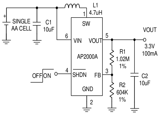 chipown(芯朋微电子)的AP2000ATCER系统框图