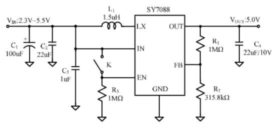 Silergy(矽力杰)的SY7088DGC系统框图