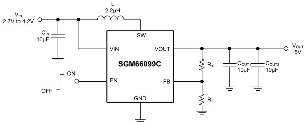 SGMICRO(圣邦微)的SGM66099H-ADJXG/TR系统框图
