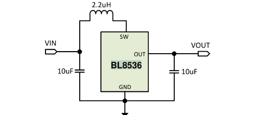BL(上海贝岭)的BL8536CB3TR33系统框图