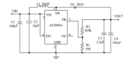 chipown(芯朋微电子)的AP2008TC-A1系统框图