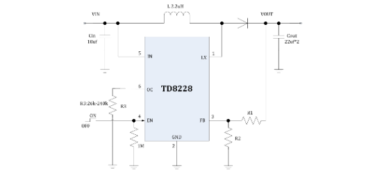 Techcode(泰德)的TD8228系统框图