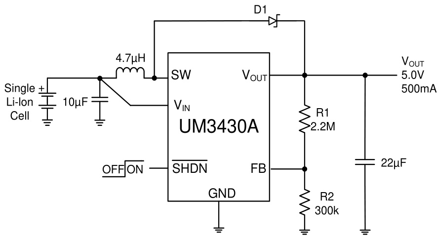 Union(英联)的UM3430ADA系统框图