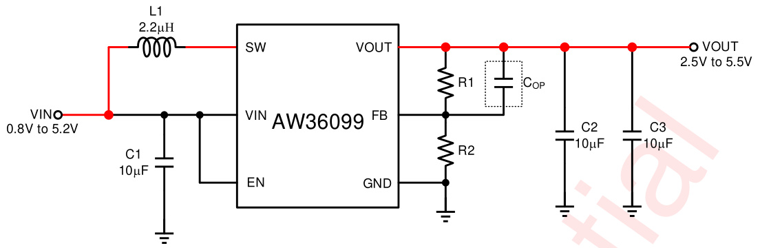 AWINIC(艾为)的AW360994DNR系统框图