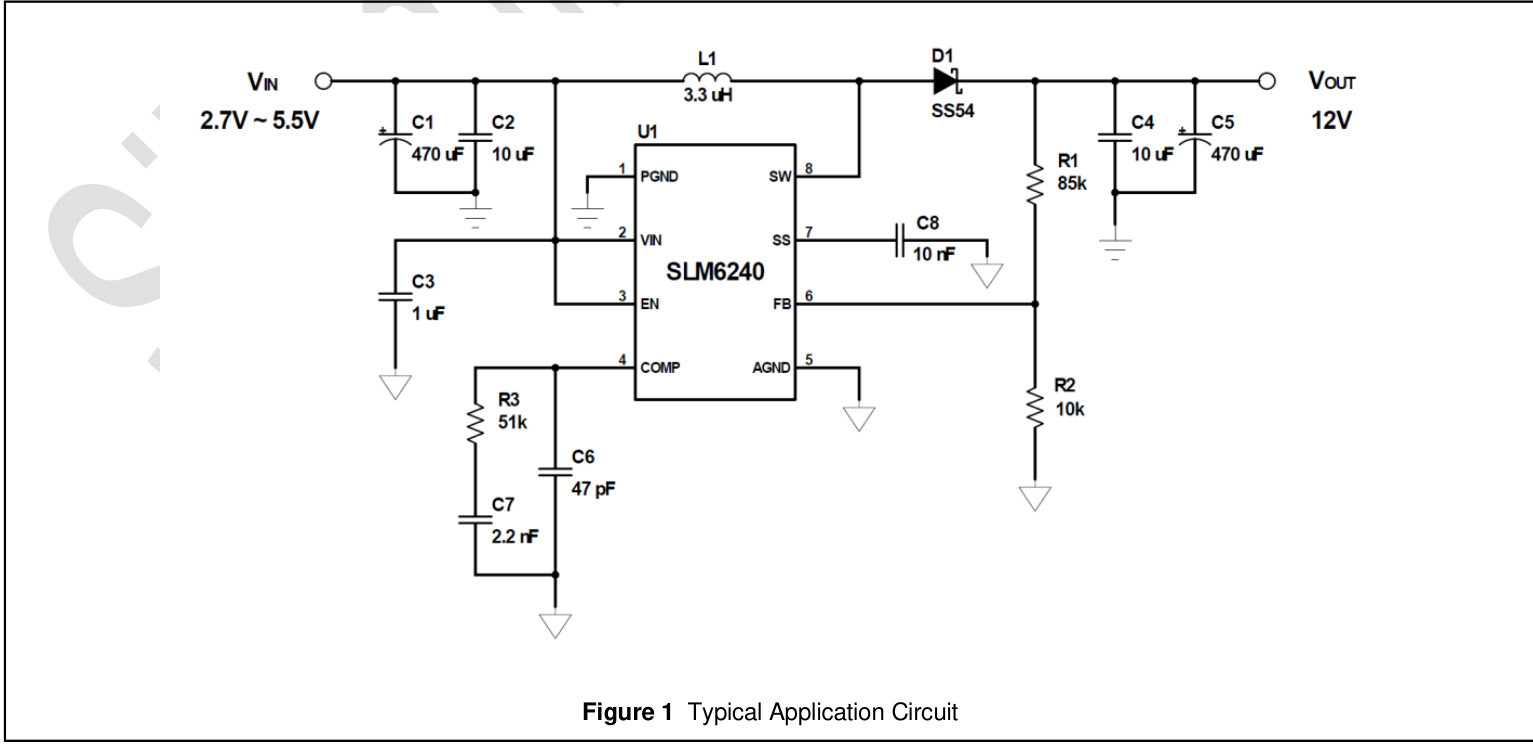 Sillumin(数明半导体)的SLM6240AB-13GTR系统框图