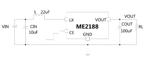 MICRONE(南京微盟)的ME2188A33XG系统框图