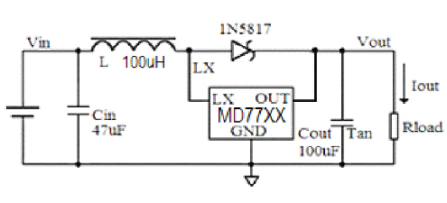 明达微的MD7750系统框图